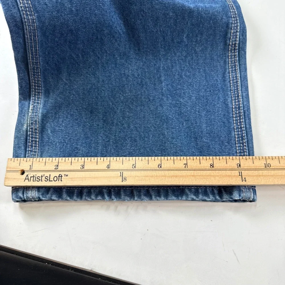 Carhartt FRB13 DNM Flame Resistant Carpenter Jeans 34x30 Original Fit Workwear
